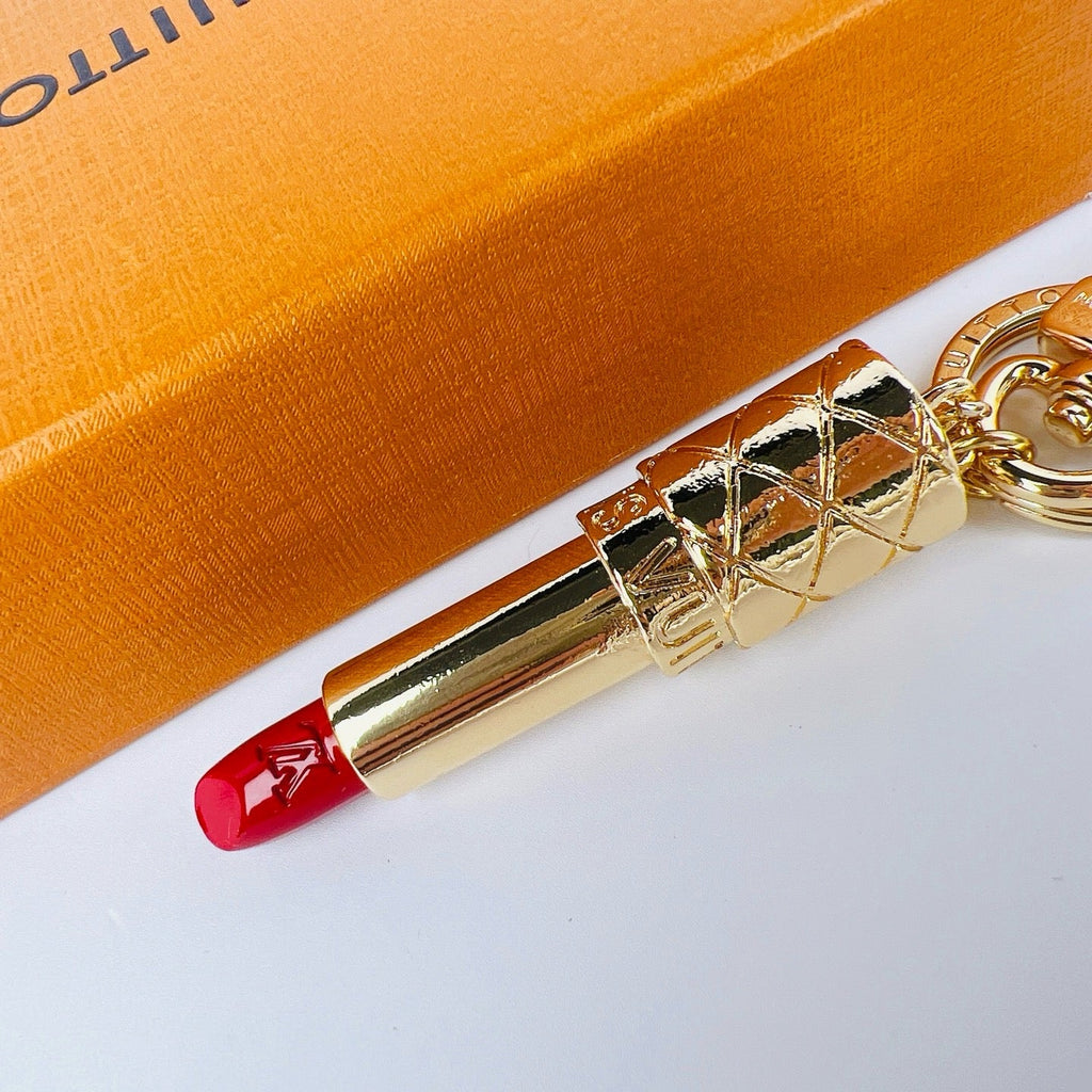 Lipstick Design Keychain Pendant