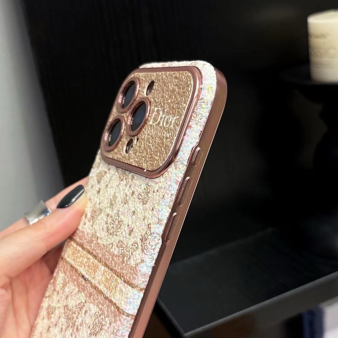 Pink Bling Style Phone Case For iPhone