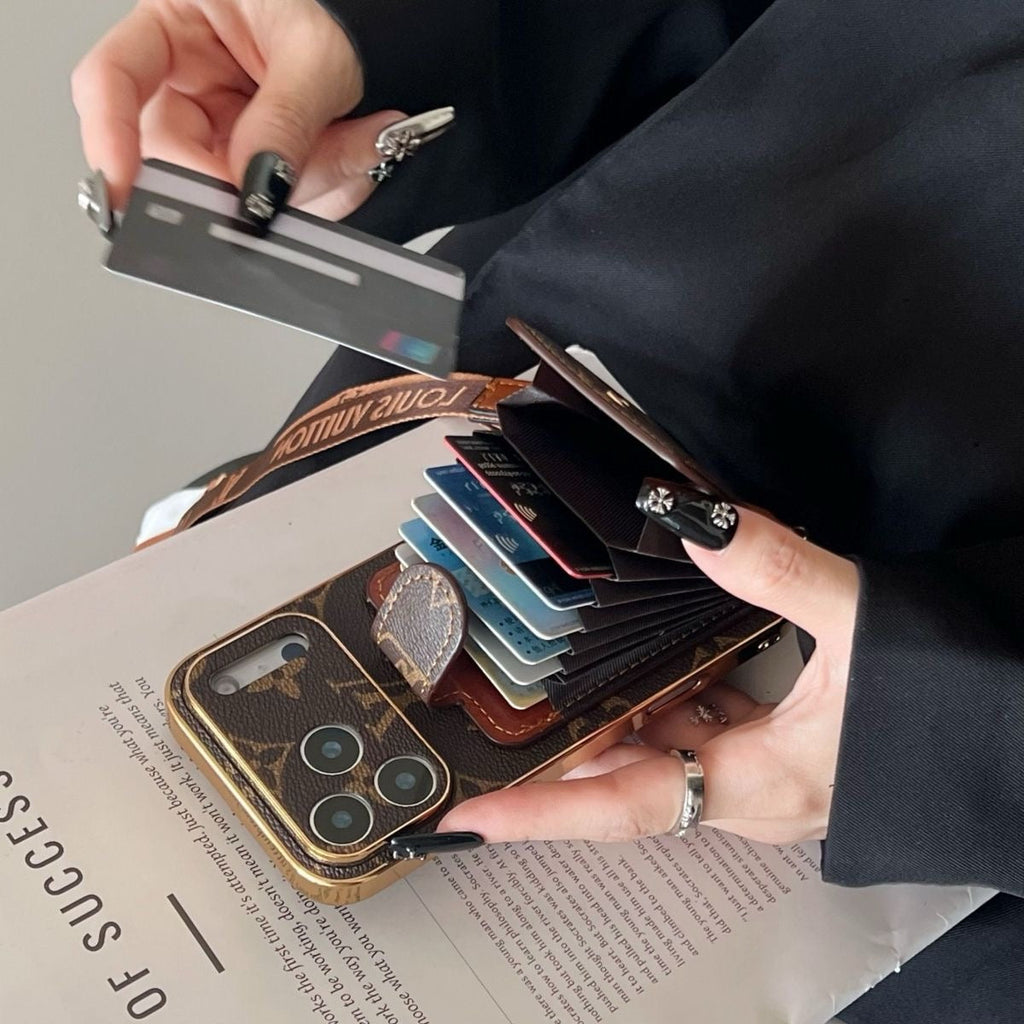 Fashion Wallet Design Phone Case For iPhone