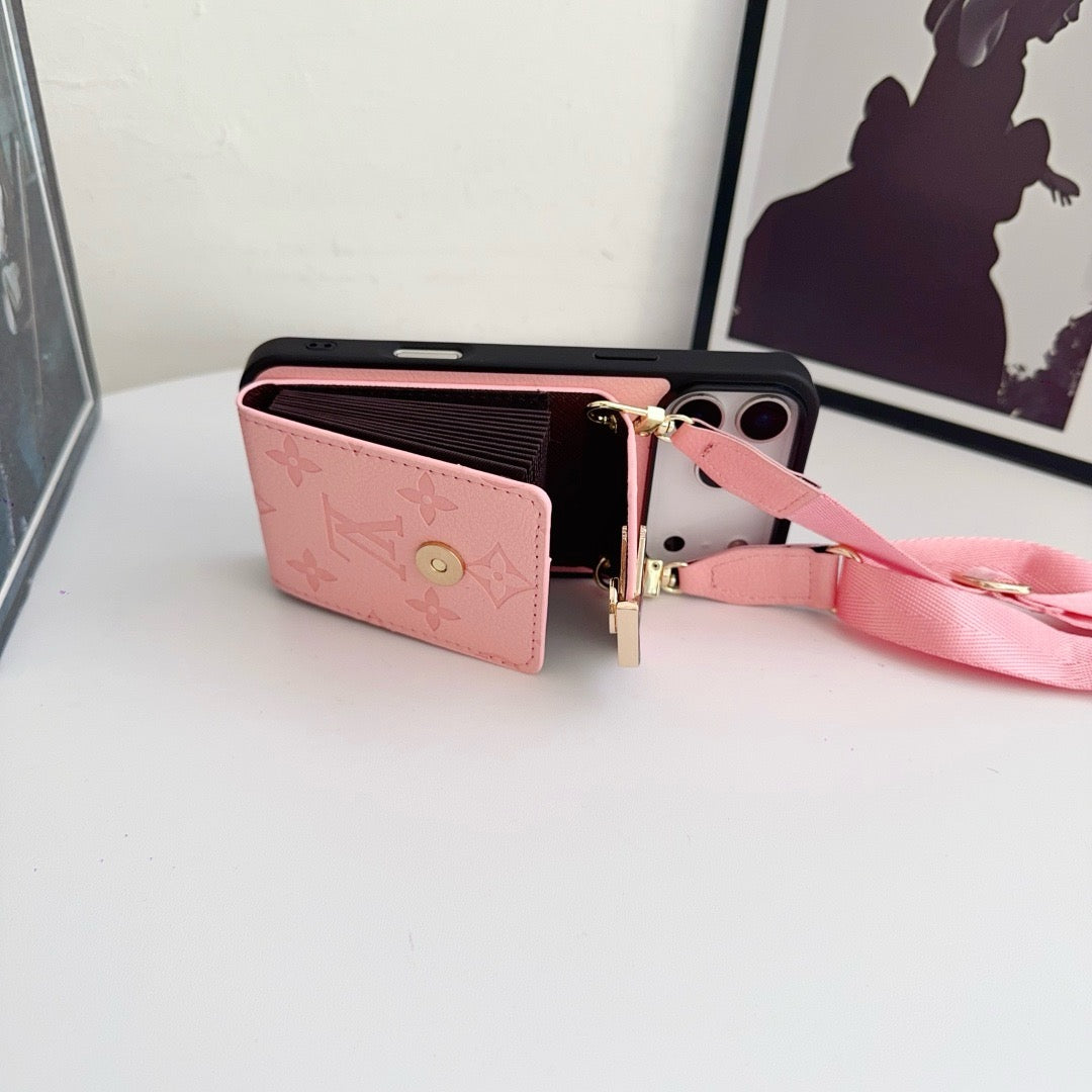 Fresh Card Wallet Design Phone Case For iPhone