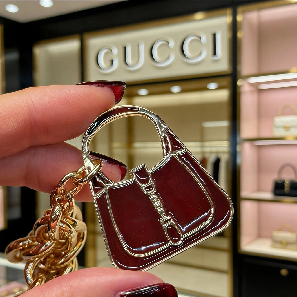 Red Bag Cool Keychain Pendant
