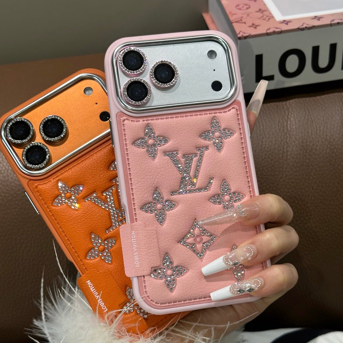 Silver Bling Design Phone Case For iPhone