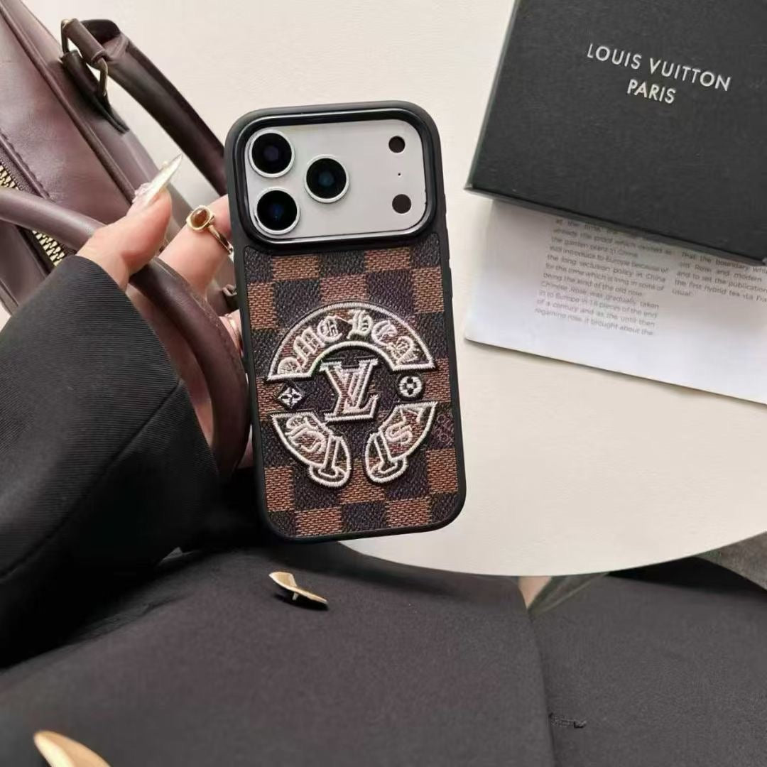 Embroidery Style Phone Case For iPhone