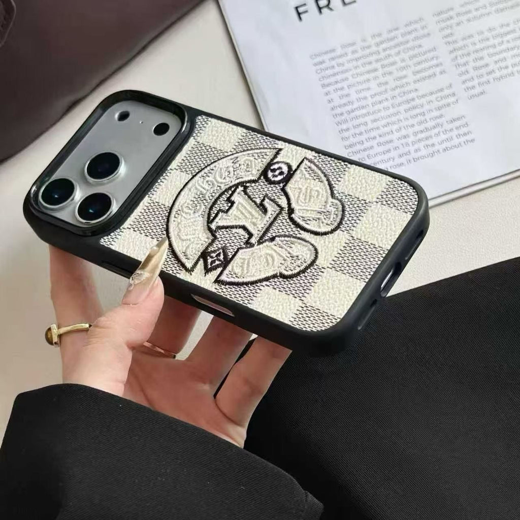 Embroidery Style Phone Case For iPhone