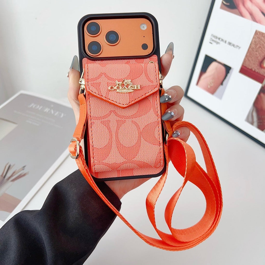 Cute Texture Wallet Phone Case For iPhone