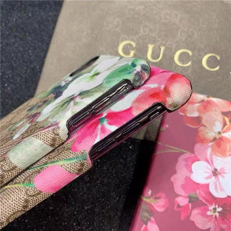 Flower Leather Phone Case For Samsung