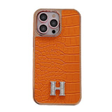 Classic Diamond Logo Rose Gold iPhone Case