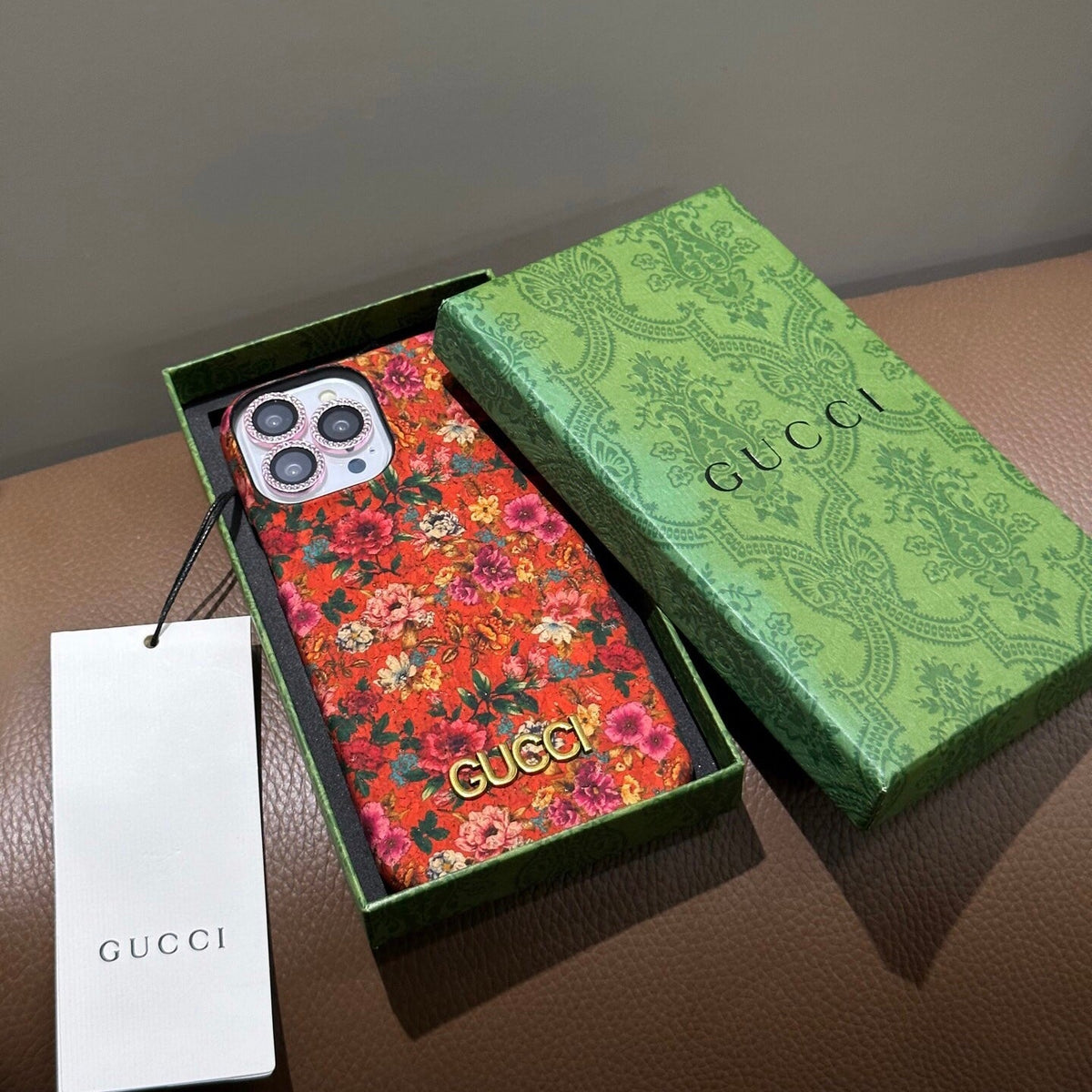 Red Flowers Phone Case For iPhone