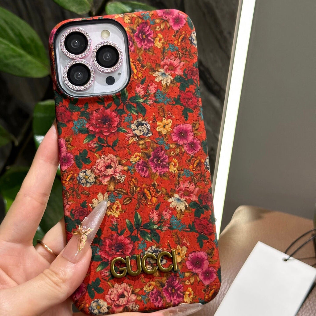 Red Flowers Phone Case For iPhone