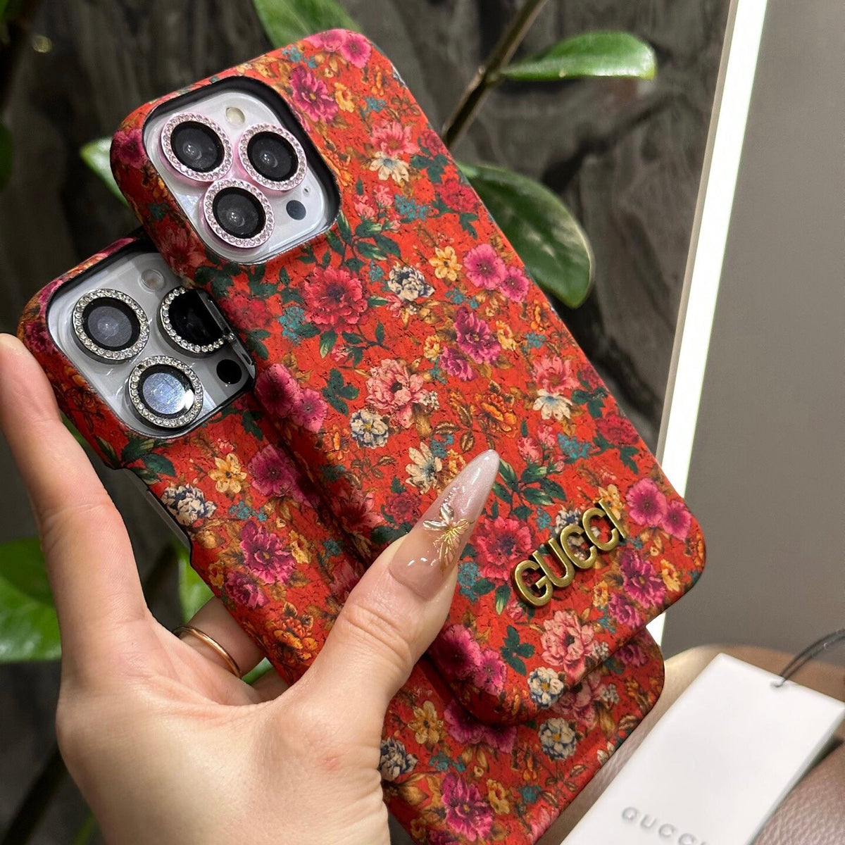 Red Flowers Phone Case For iPhone