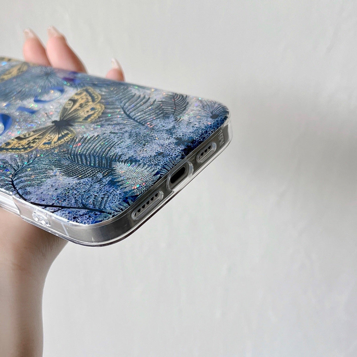 Blue Butterfly Phone Case For iPhone