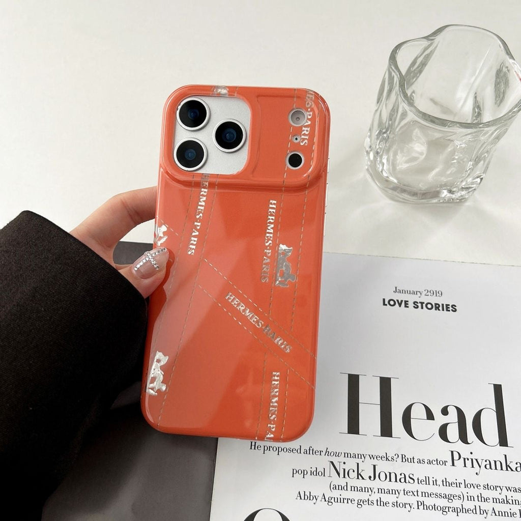 Full Orange Phone Case For iPhone