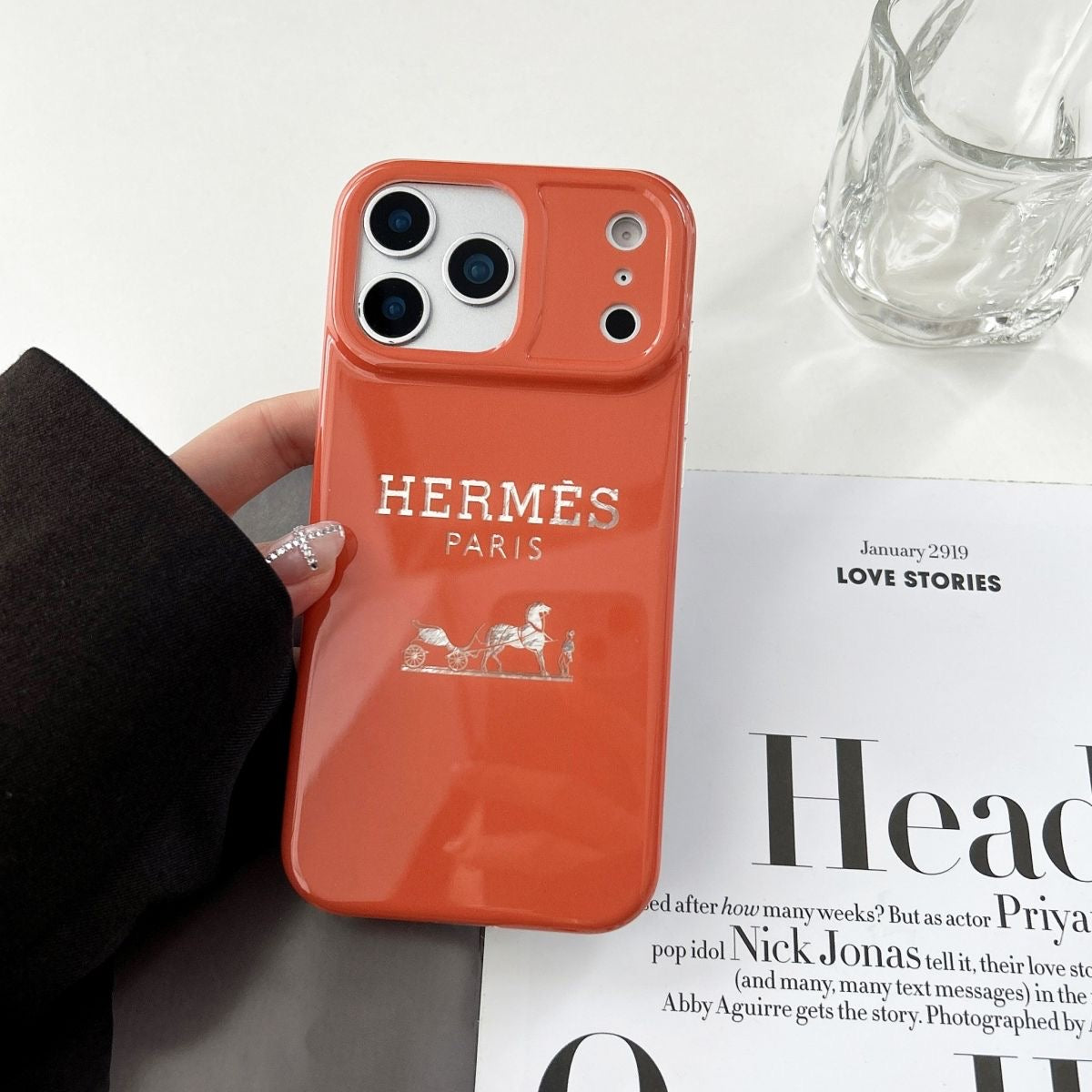 Full Orange Phone Case For iPhone
