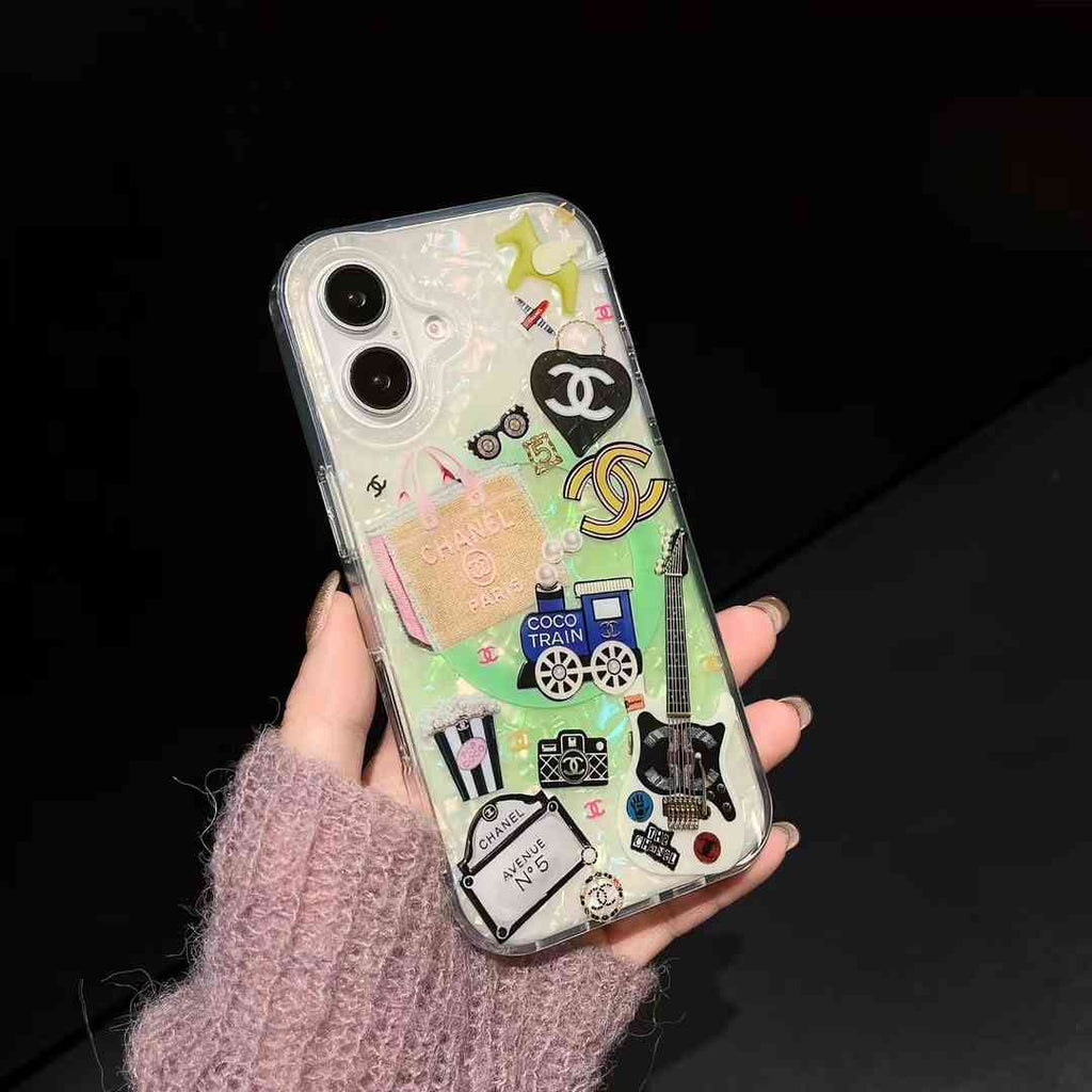 Fashion Bag Magnetic Bracket Case For iPhone