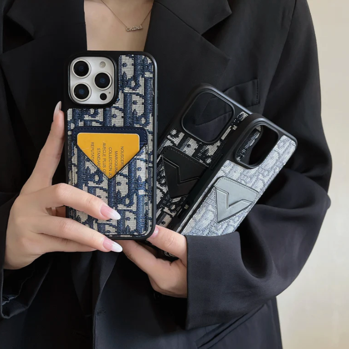 Luxury Card Holder Phone Case for iPhone