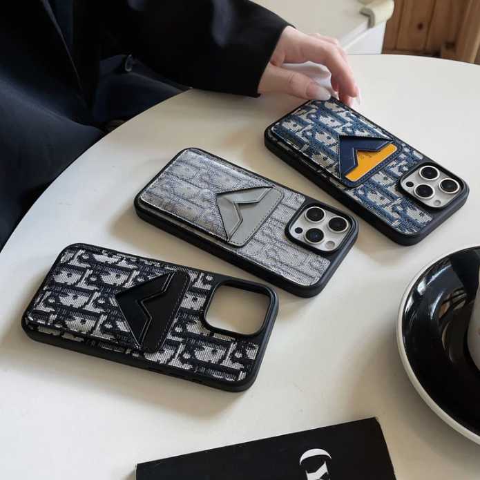 Luxury Card Holder Phone Case for iPhone