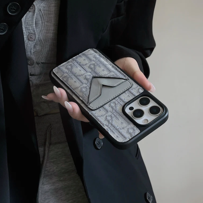 Luxury Card Holder Phone Case for iPhone