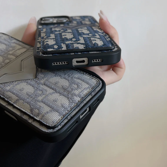 Luxury Card Holder Phone Case for iPhone
