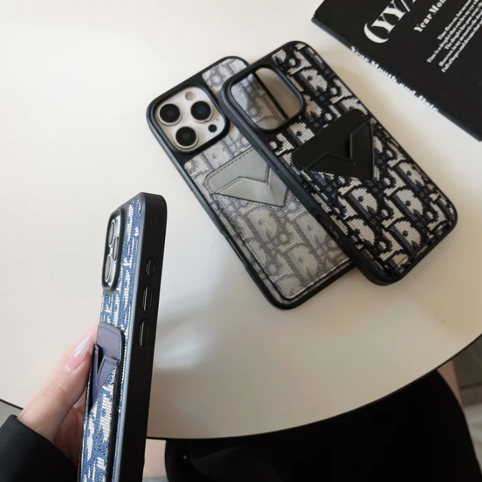 Luxury Card Holder Phone Case for iPhone