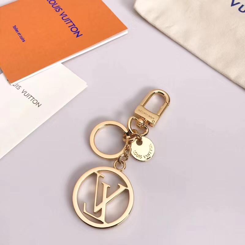 Golden Pendant Keychain