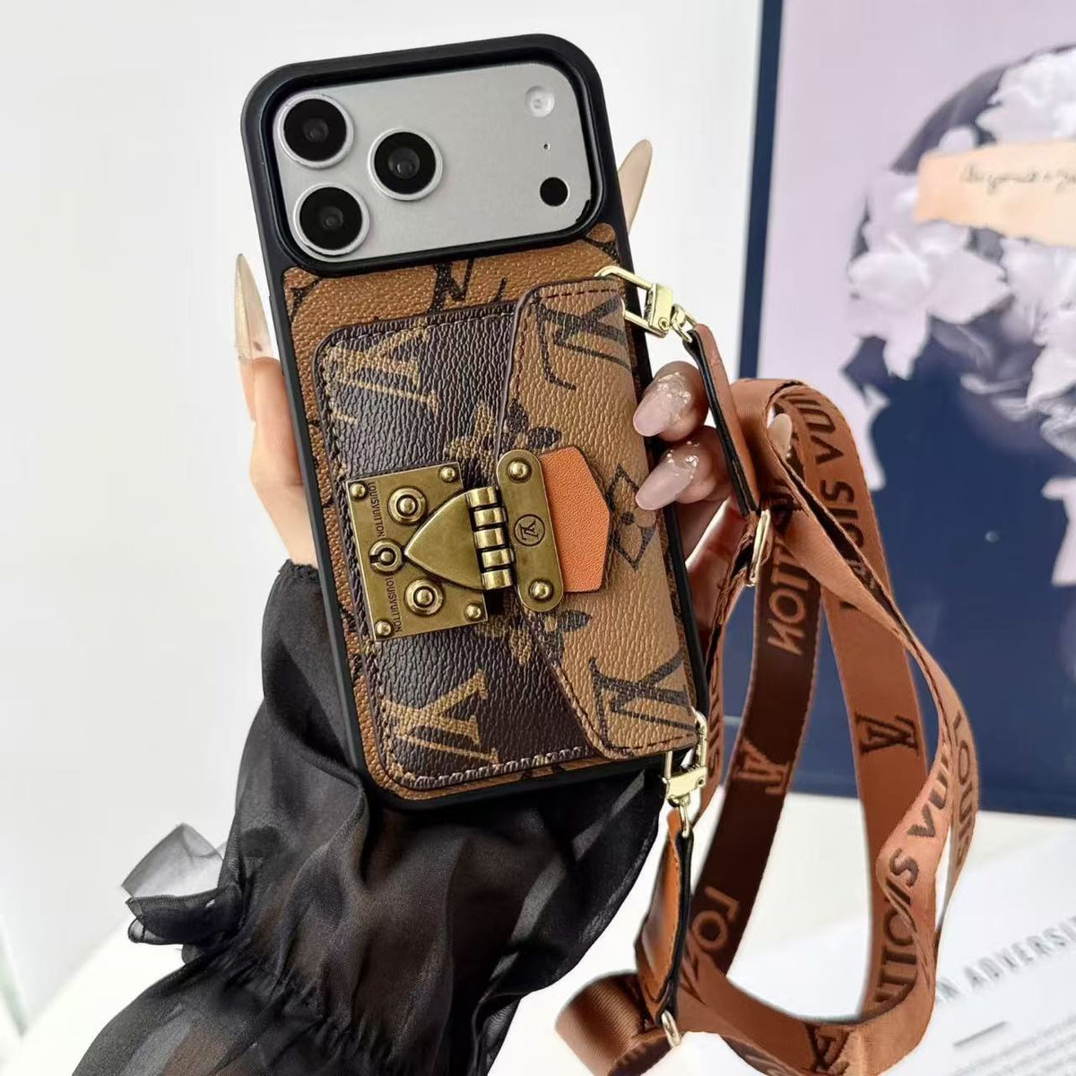 Full Design Chain Phone Case For iPhone