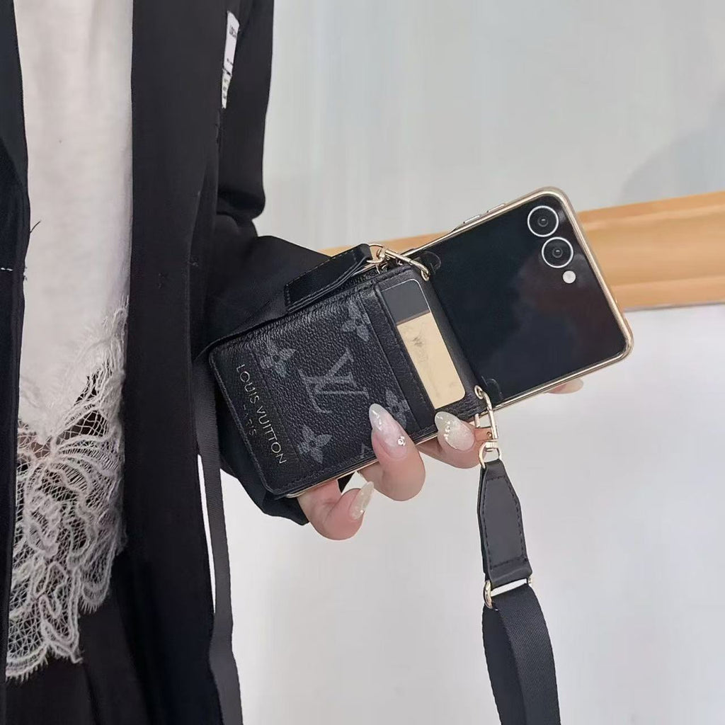 Classic Card Wallet Phone Case For iPhone