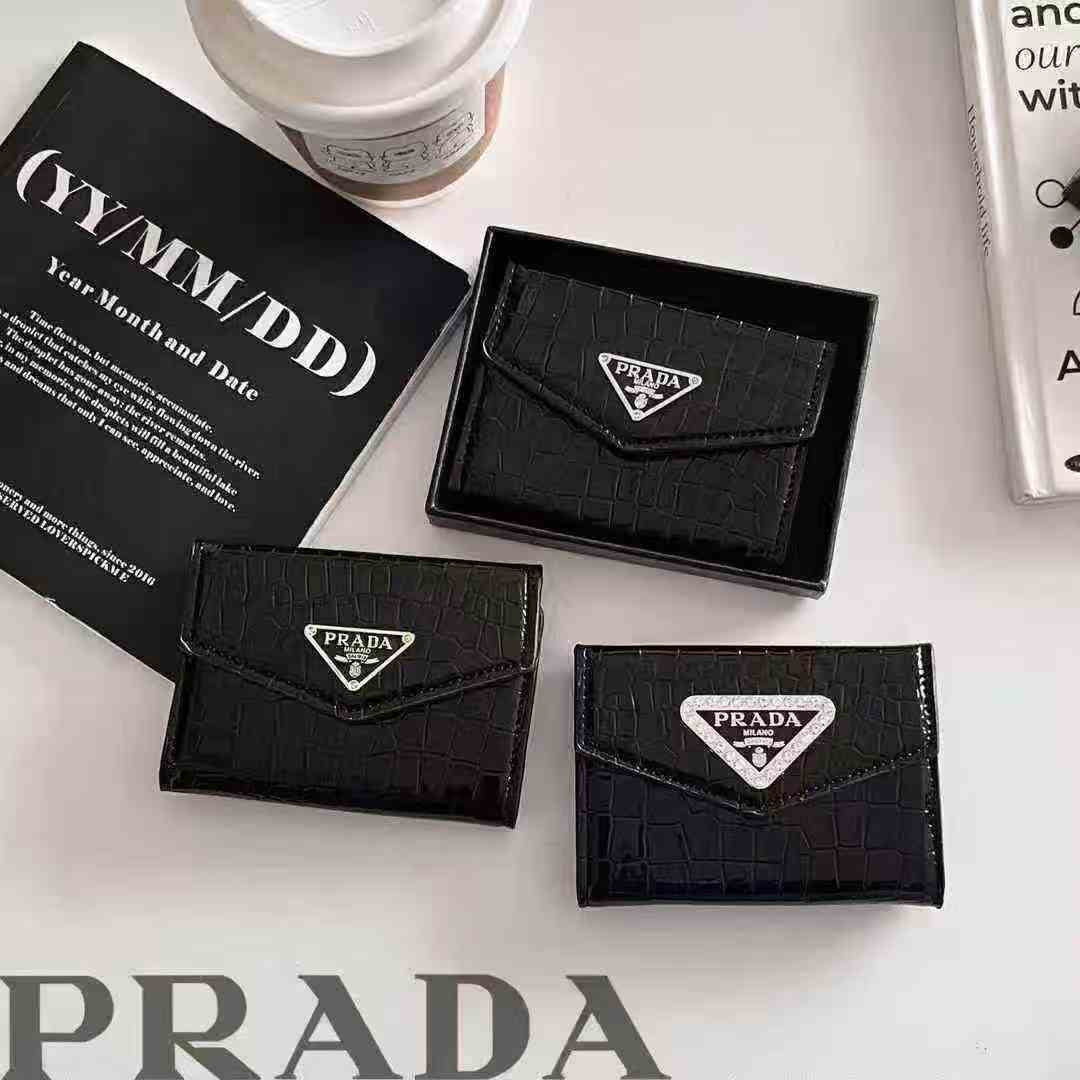 New Black Card Holder Coin Wallet