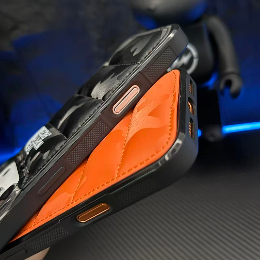 Puffer Style Shock-Absorbing Protective iPhone Case