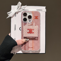 Pink Magnetic Bracket Case For iPhone