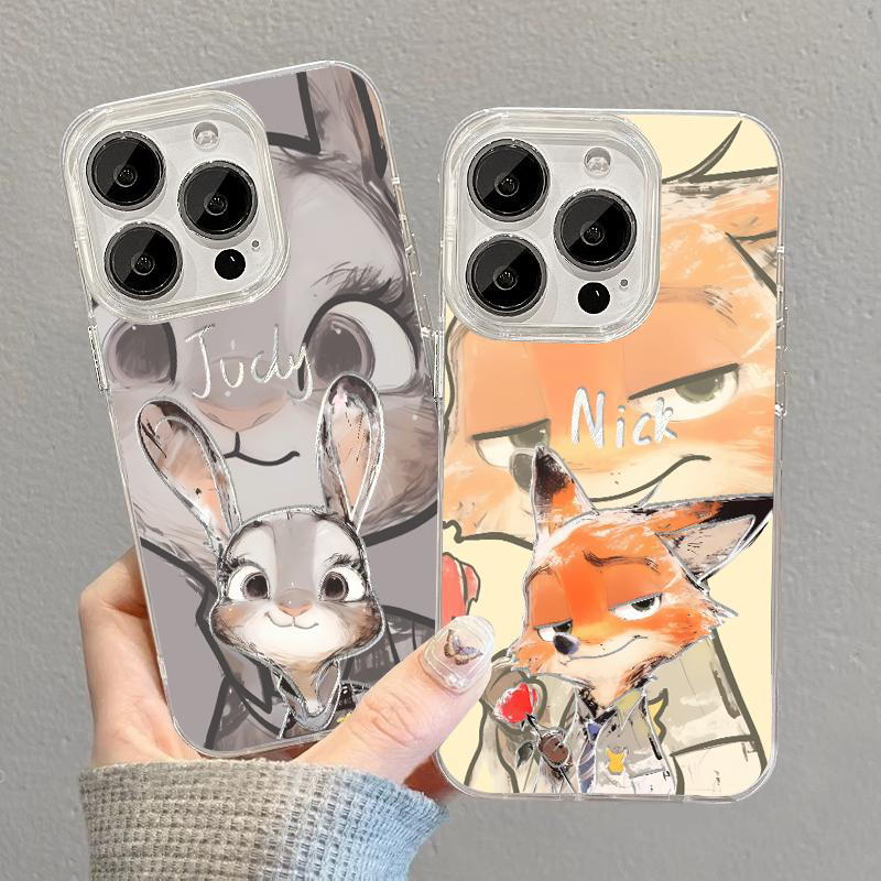 Zootopia-Inspired iPhone Case Set – Judy Hopps & Nick Wilde
